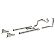 Harley Davidson modified fish tail exhaust for Softail Deluxe