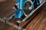 Harley Davidson modified fish tail exhaust for Softail Deluxe