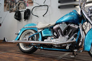 Harley Davidson modified fish tail exhaust for Softail Deluxe